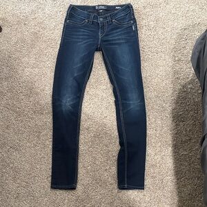 Silver Jeans Dark Indigo Skinny Jeans